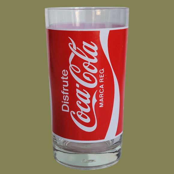 Vintage 1982 El Salvador World Cup Commemorative Coca Cola Glass - Picture 1 of 5